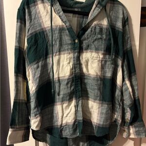 American Eagle Outfitters Textured Fabric Shirt
